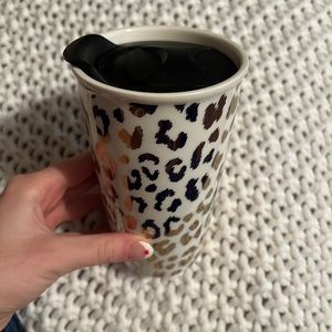 Cheetah Glass Mug